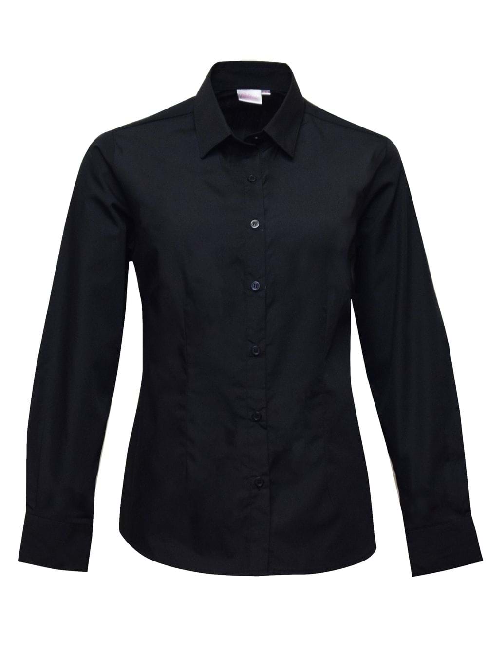 Cathy P070 L/S Blouse - Black