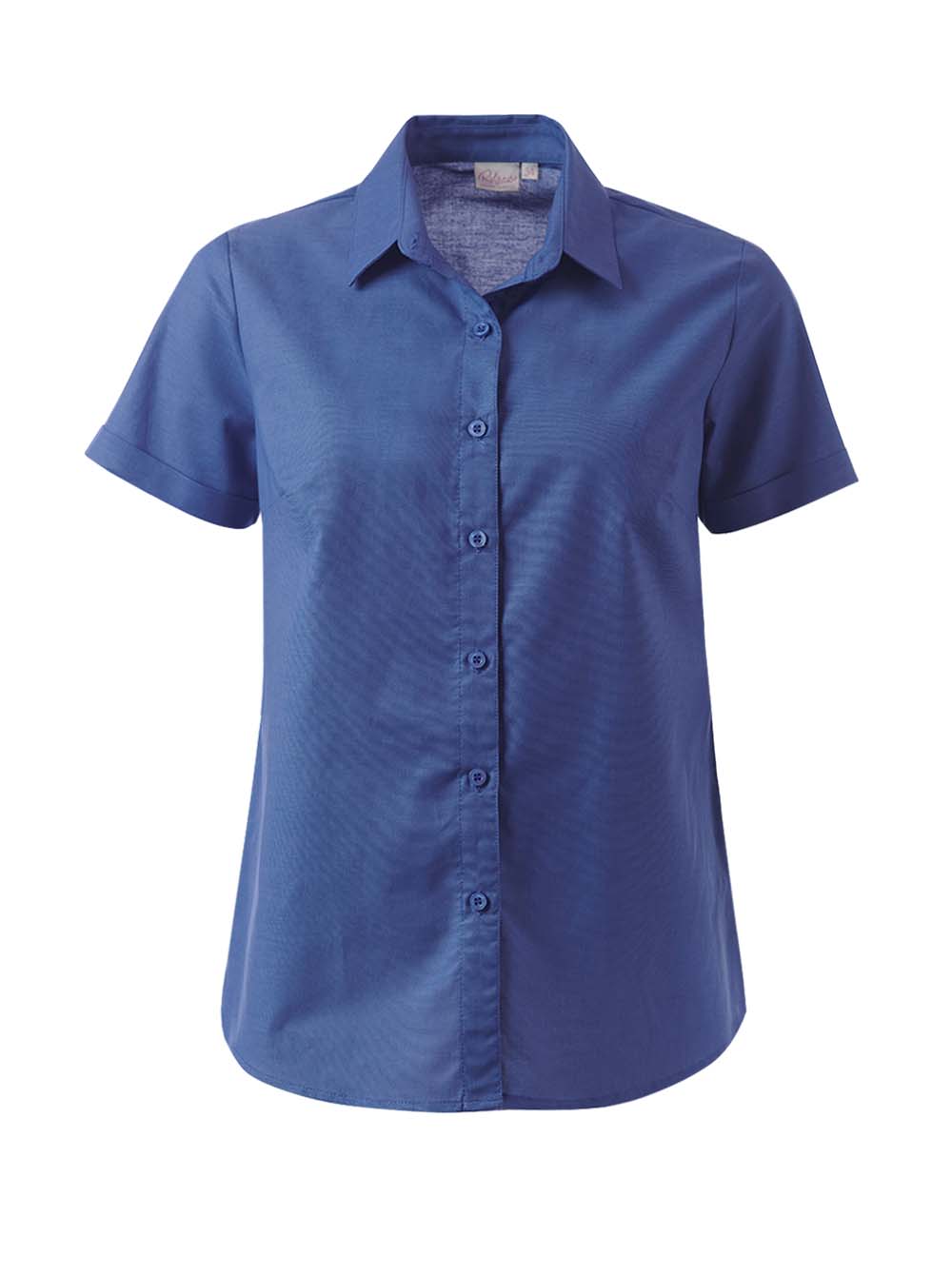 Ladies Tate Oxford K373 S/S Blouse - Airforce