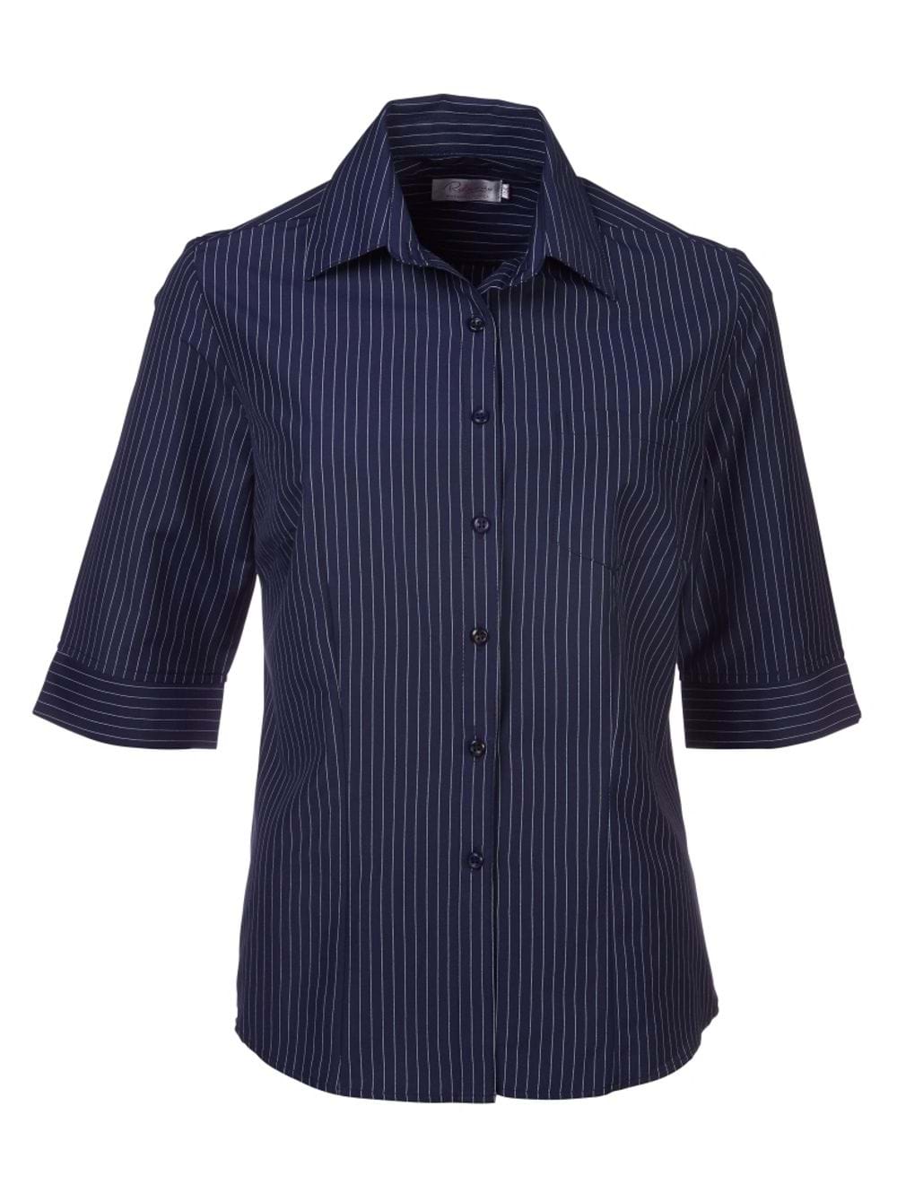 Wendy K202 3/4 Blouse - Navy