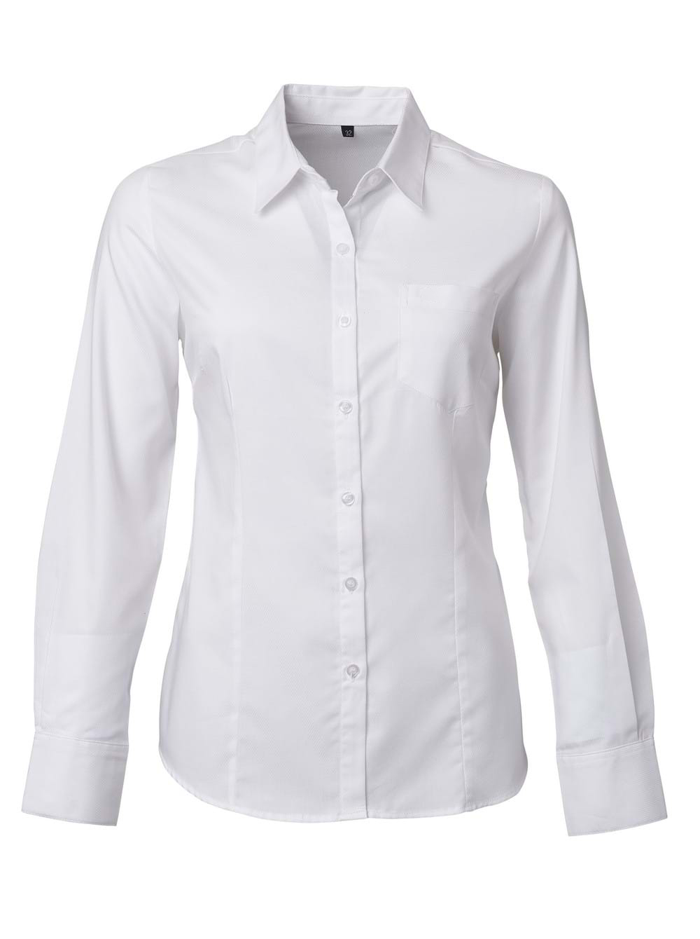 Ladies Lucca K237 L/S Blouse - White