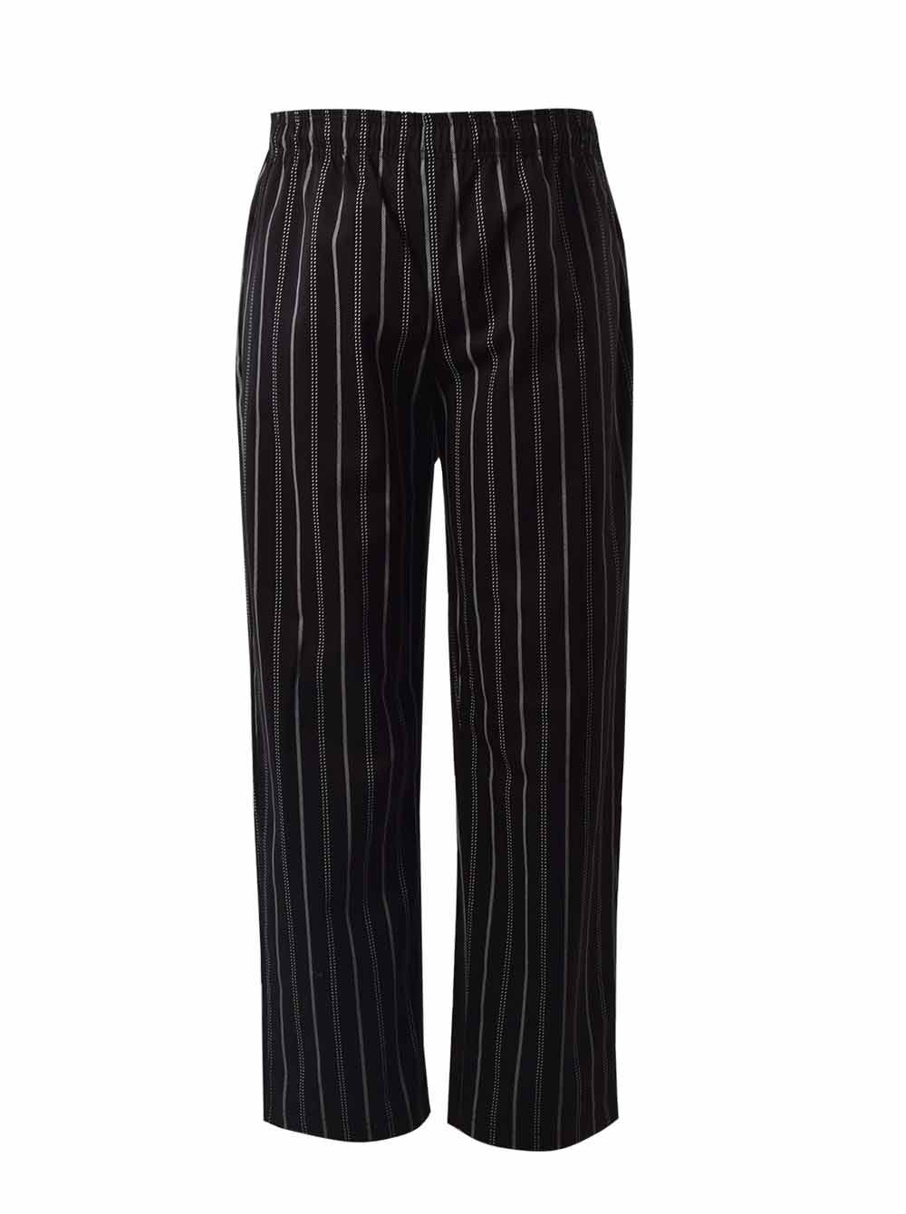 Elliot Unisex Stripe Baggy - Black/White