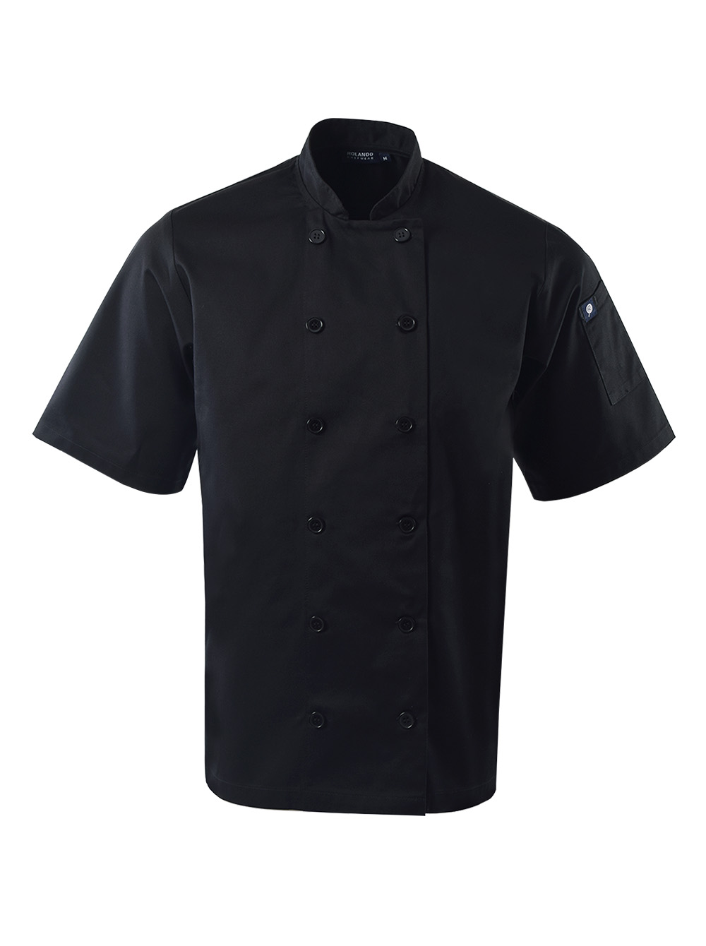 Pascal Unisex Chef S/S Jacket - Black