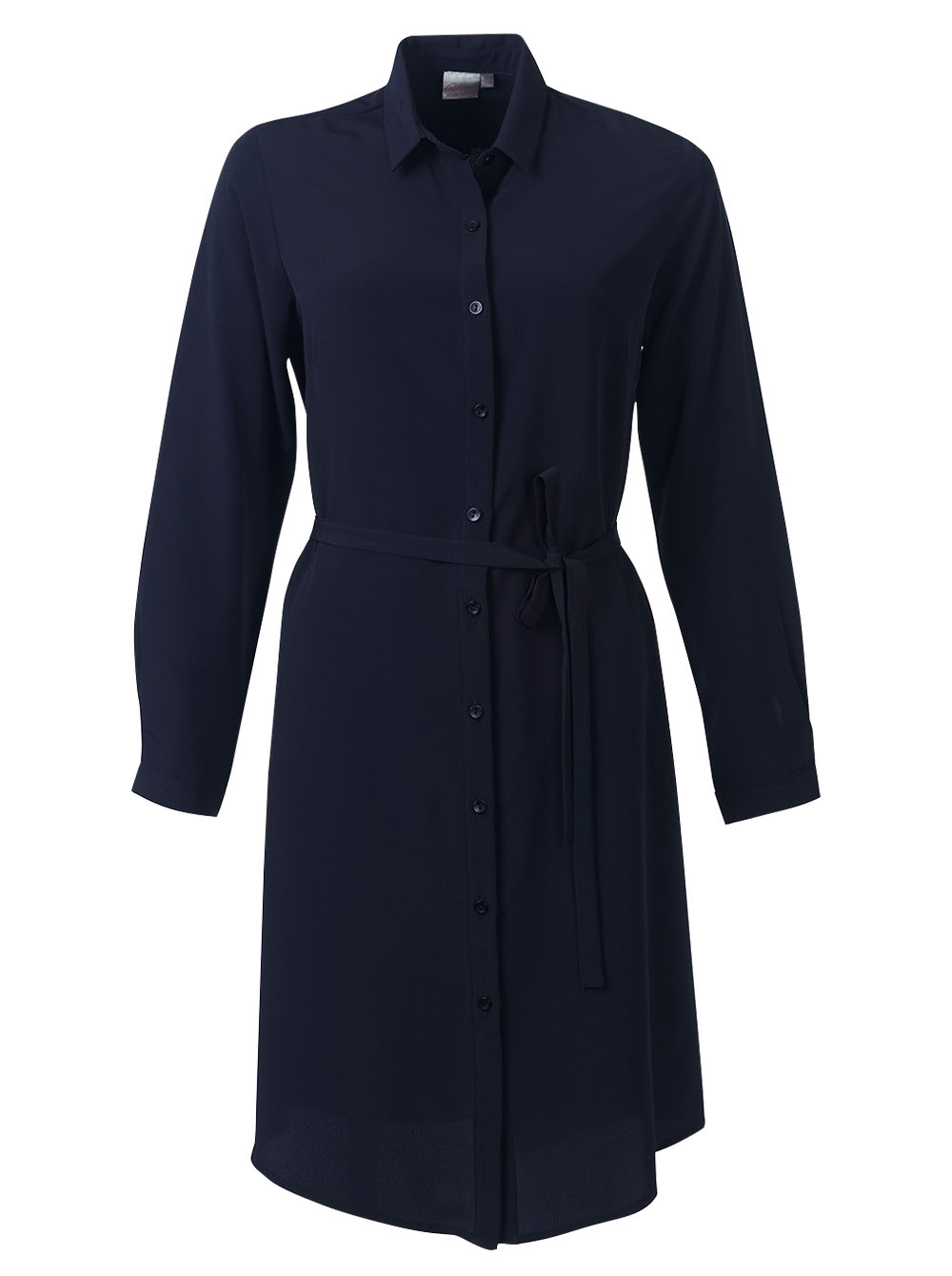 Celeste K225 L/S Shirt Dress - Navy