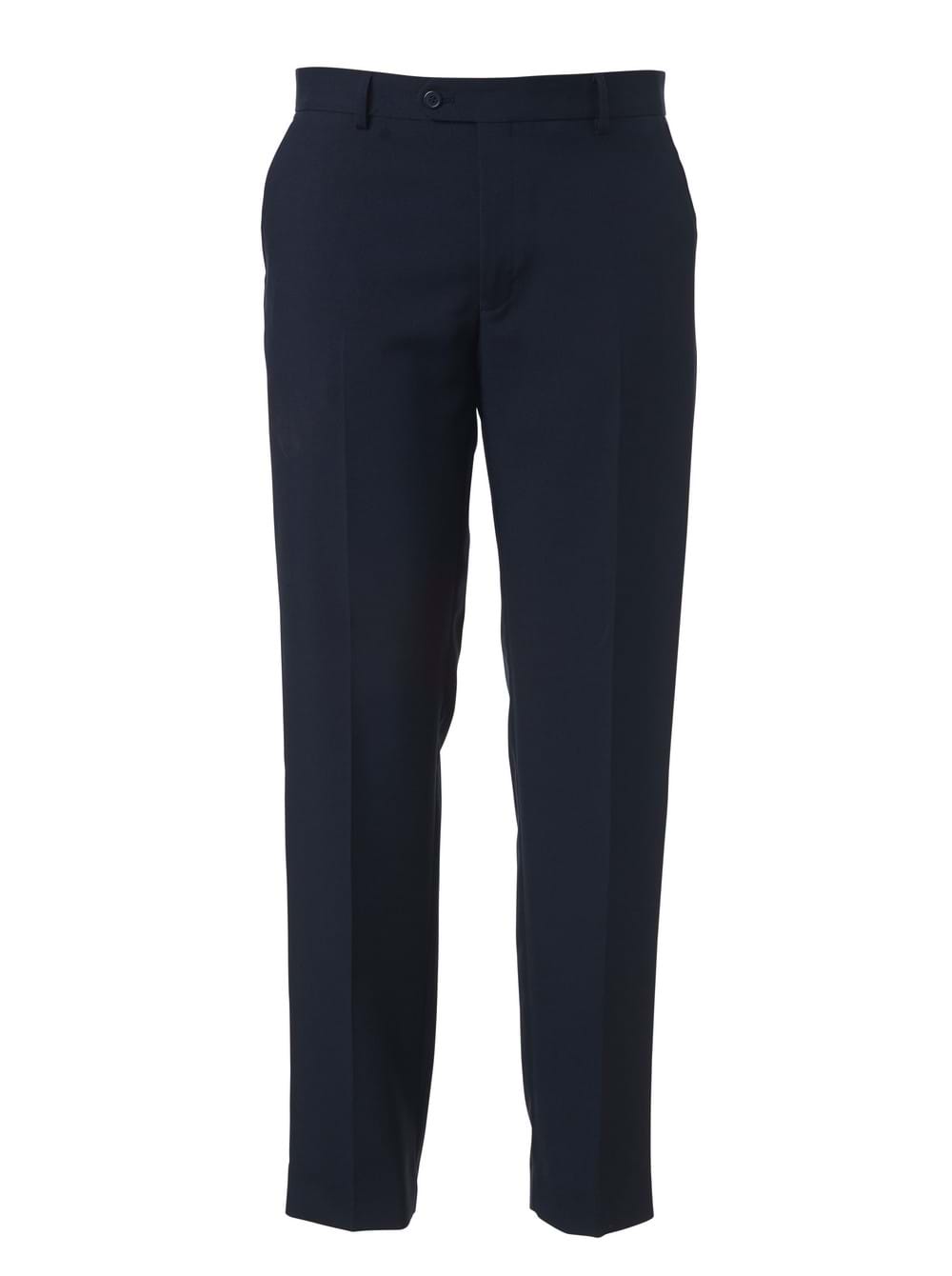 Men Enzo Flat Front Trouser- Fabric 869 Navy