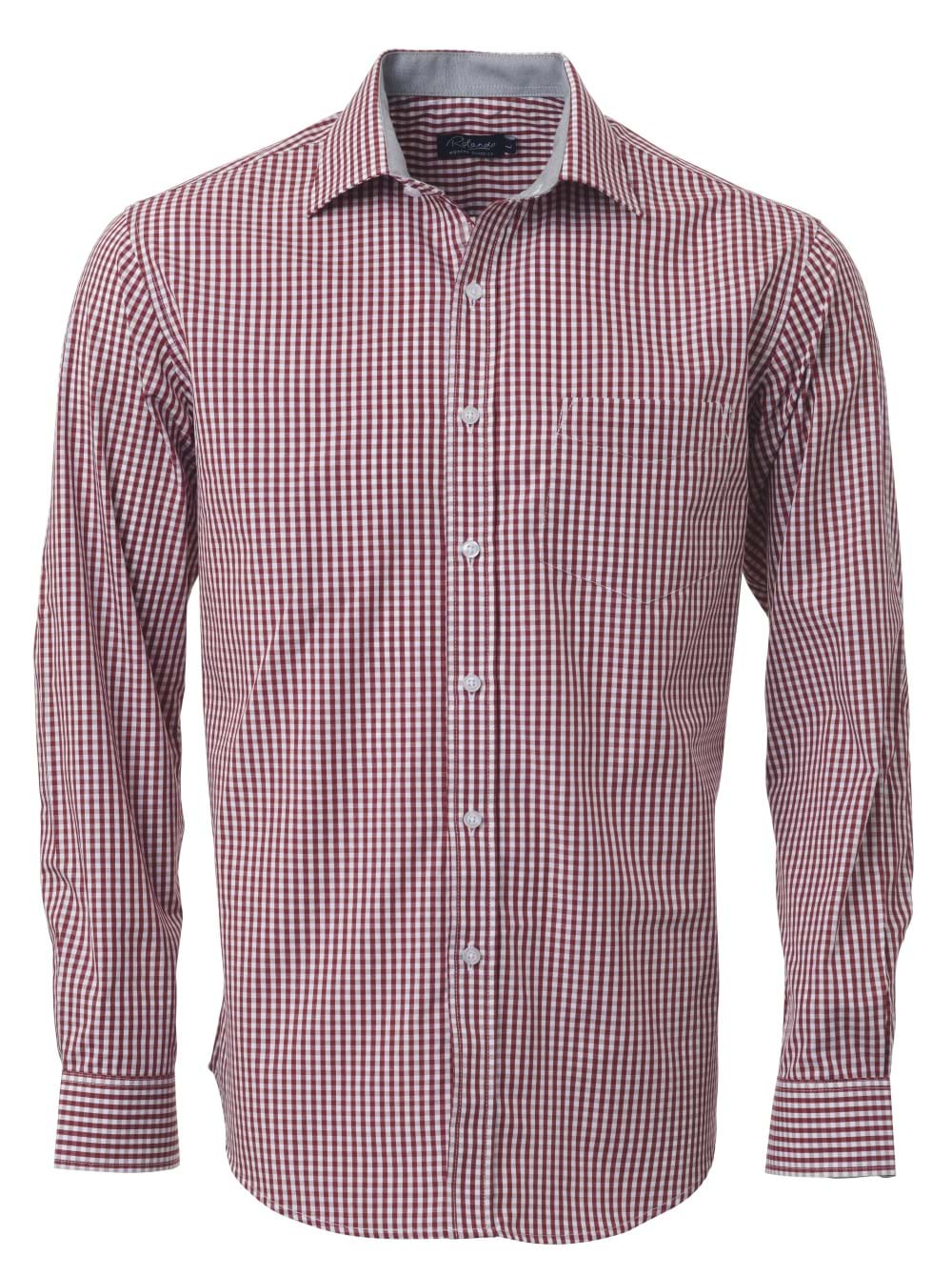 Mens Kingsley K235 L/S Shirt - Red