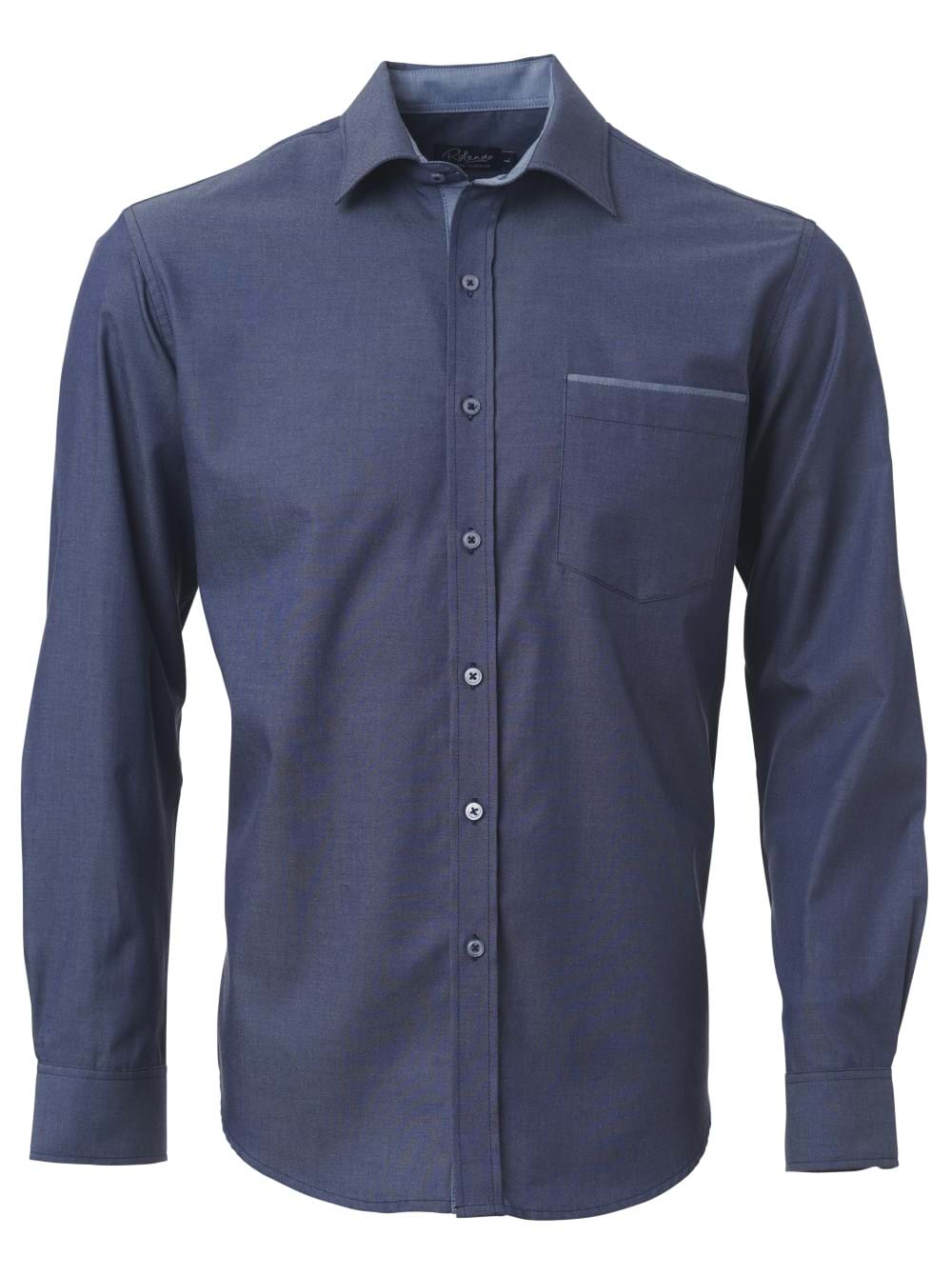 Mens Miller K243 L/S Shirt - Indigo
