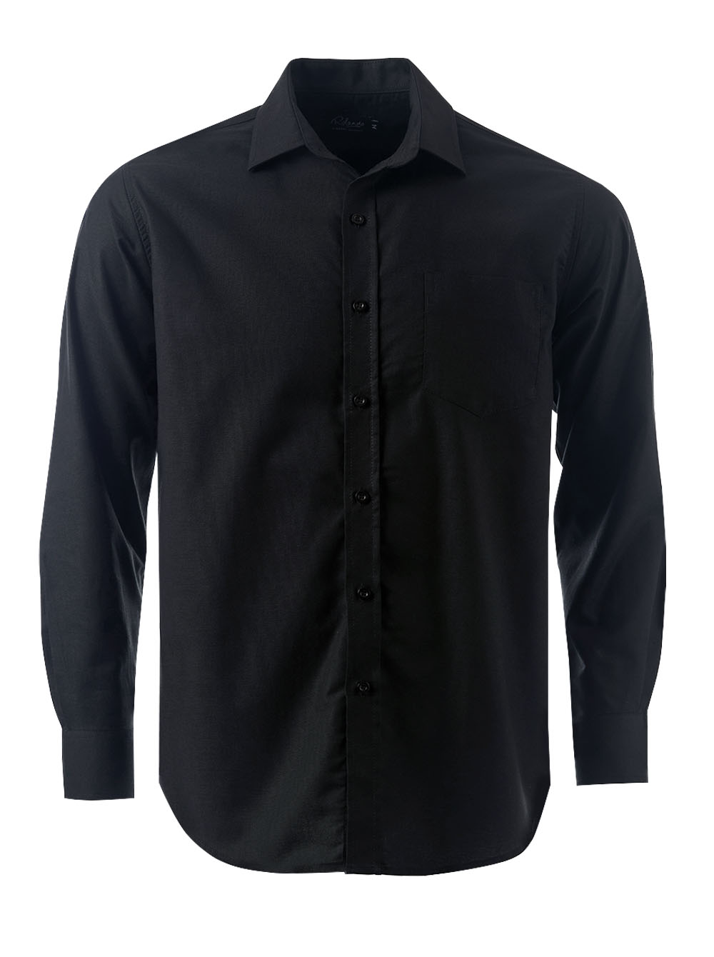 Mens Tate Oxford K373 L/S Shirt - Black