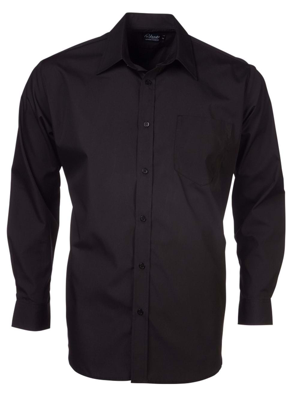 Mens P070 L/S Shirt - Black