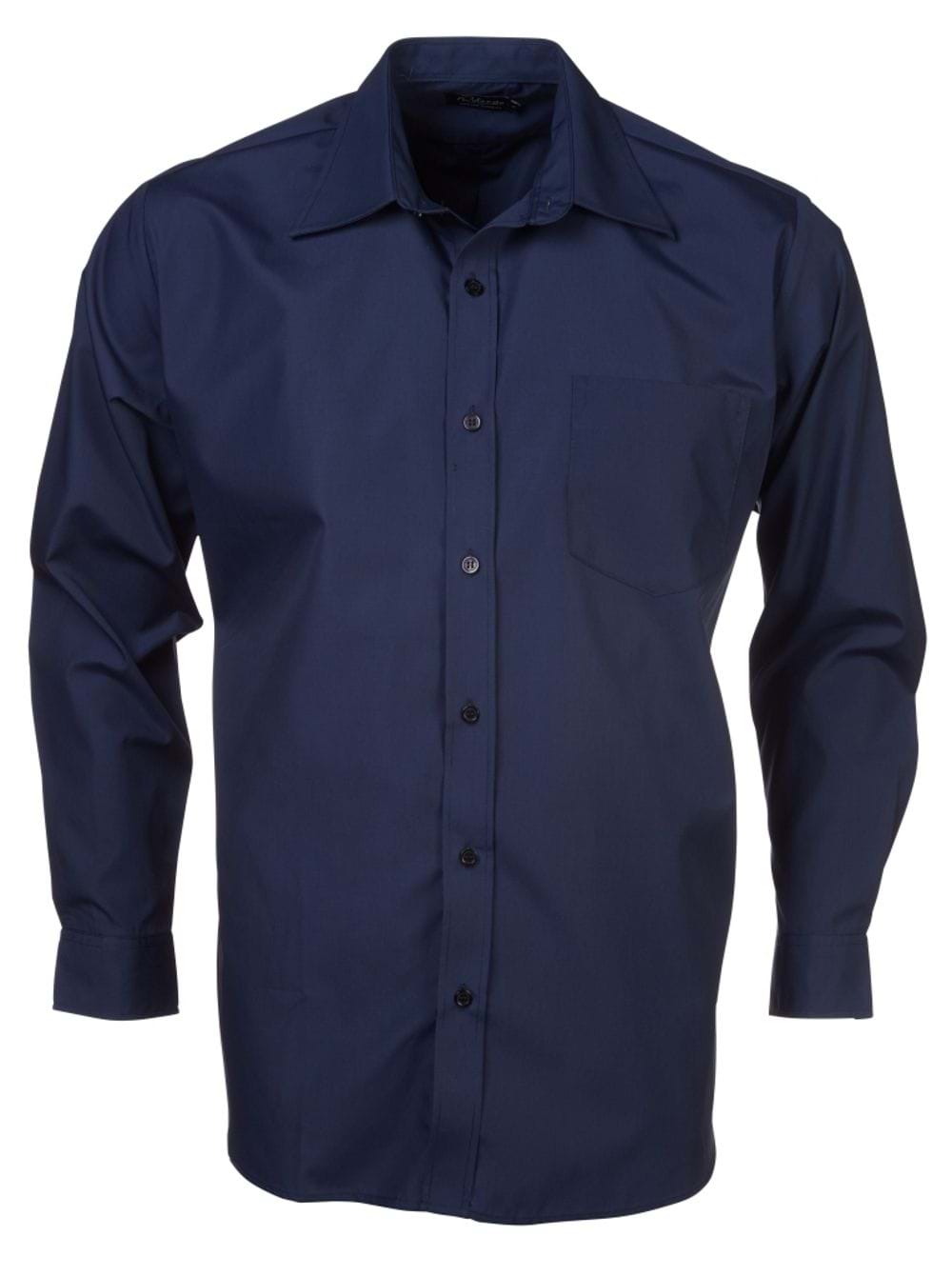 Mens P070 L/S Shirt - Navy