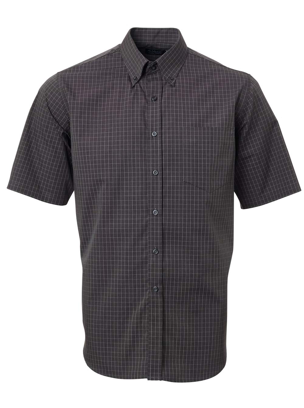 Mens P04 S/S Shirt - Charcoal