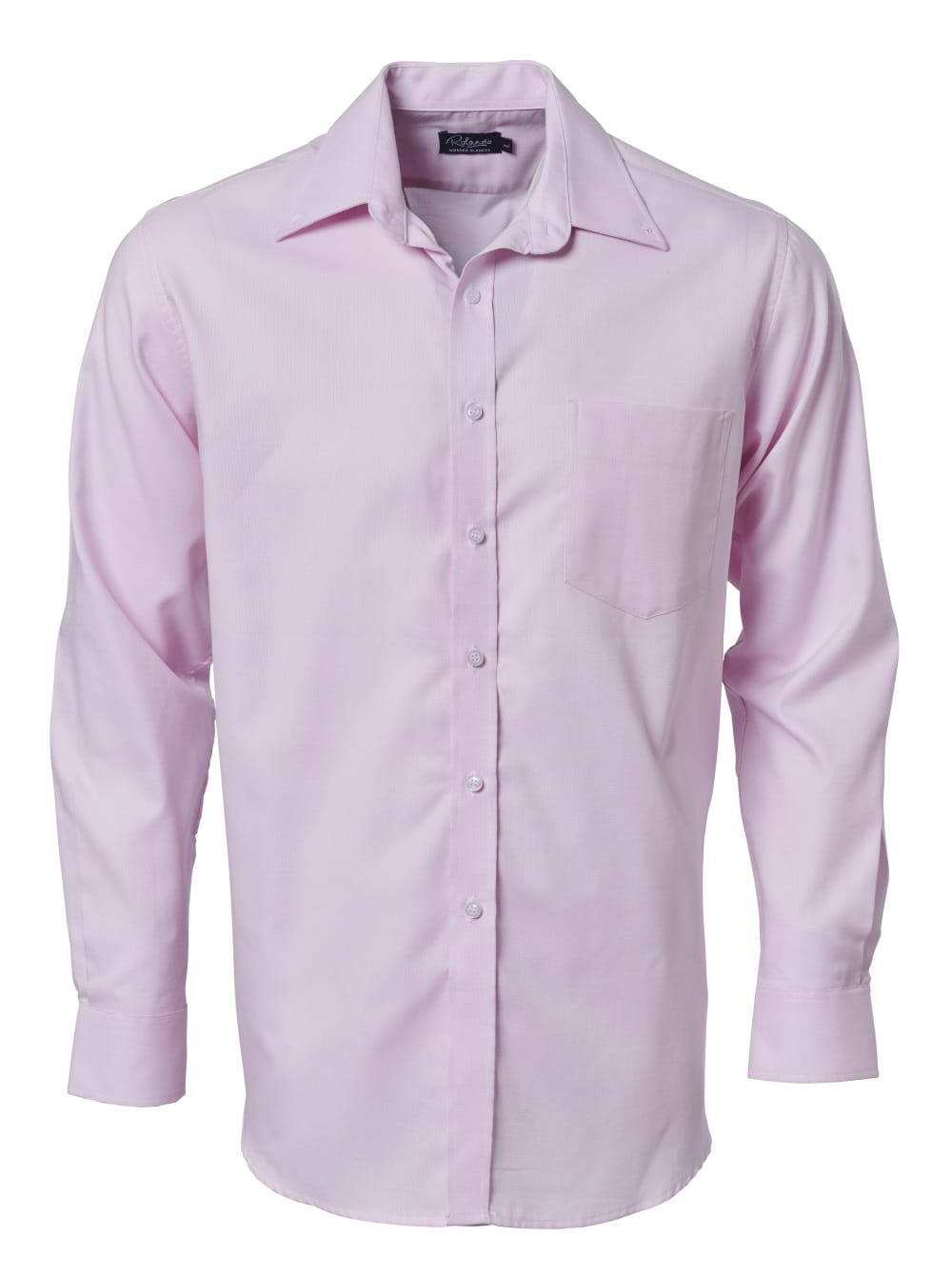 Mens Oxford K373 L/S Shirt - Pink