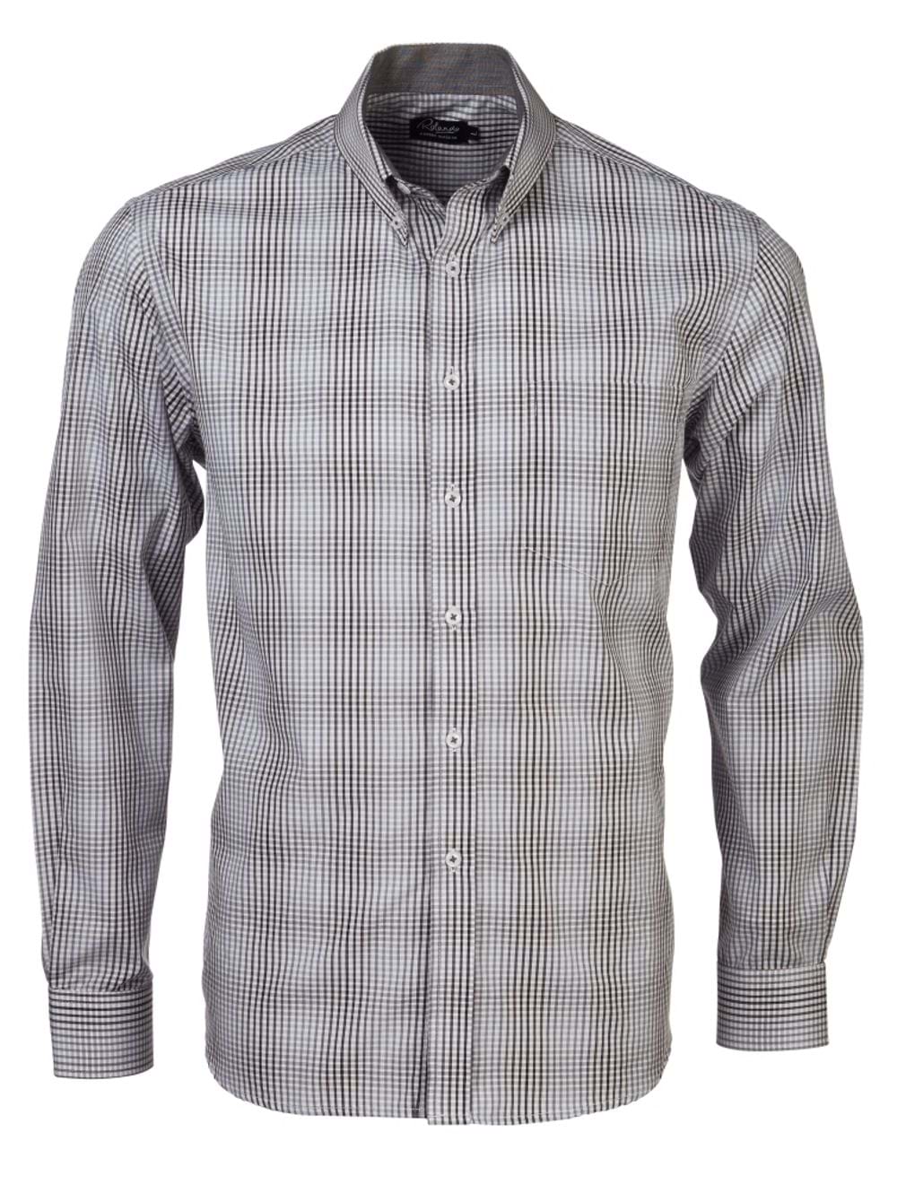 Mens K211 L/S Shirt - Charcoal