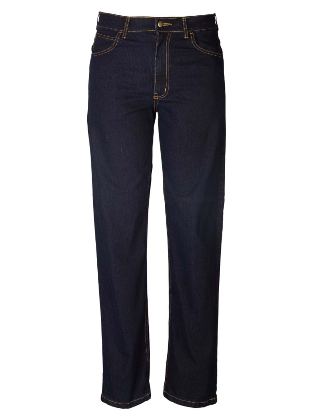 Mens Stretch Denim Jeans - Blue/Black